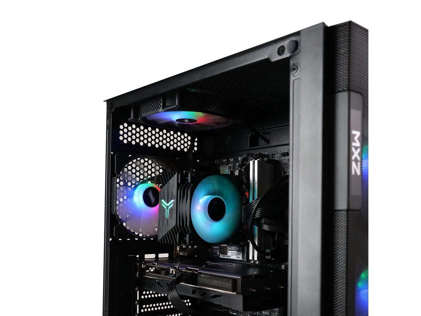 Gaming Desktop Pc,Intel I5 12400F 4.4Ghz,Rtx4060, NVME M2 500GB, 16G Ddr4,Rgb,Wifi,Win 11 Ready,Gamer Desktop Computer
