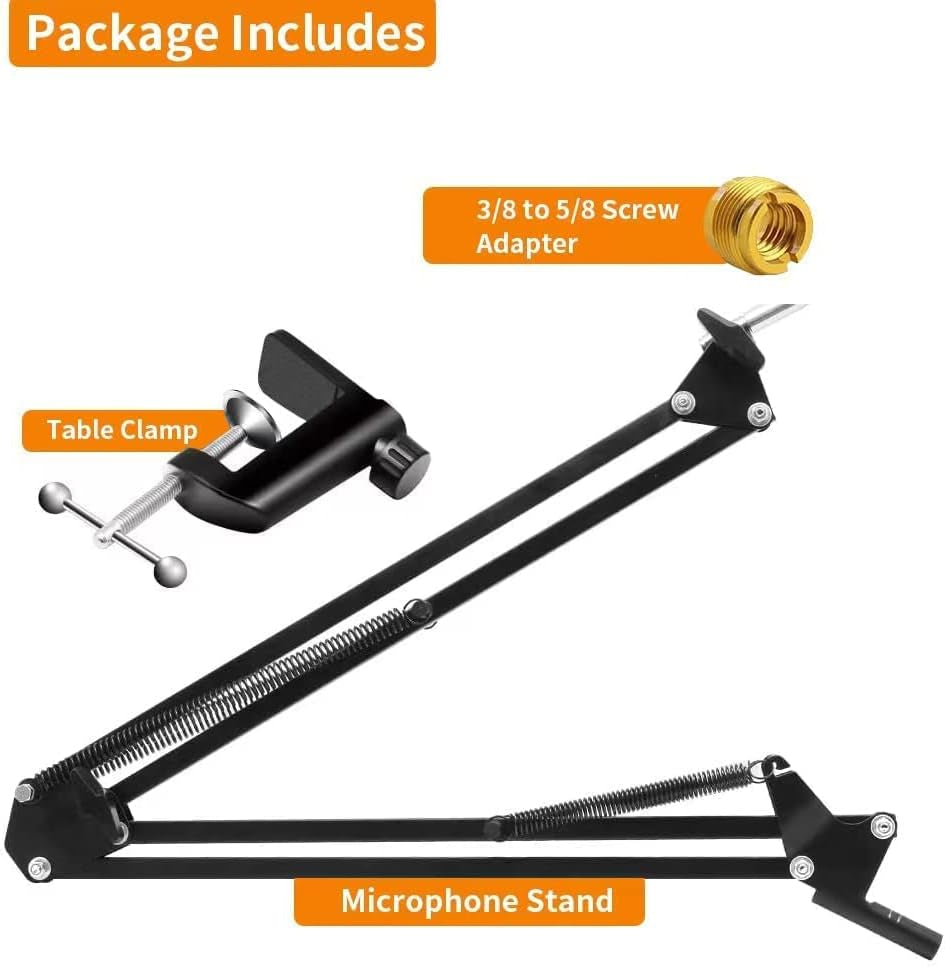 Hyperx Quadcast Boom Arm Heavy Duty Adjustable Gaming Microphone Mic Stand